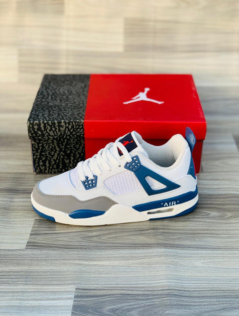Nike Air Jordan 4 Retro – White & Blue